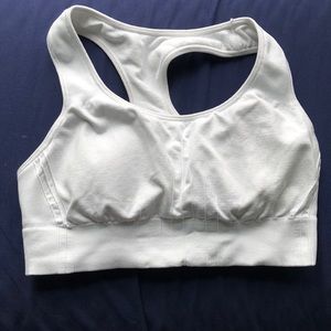 White Champion Sports Bra